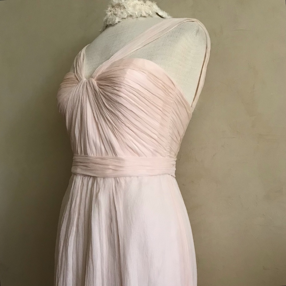 Angelic Grecian Style  Silk Dress - Picture 3 of 11